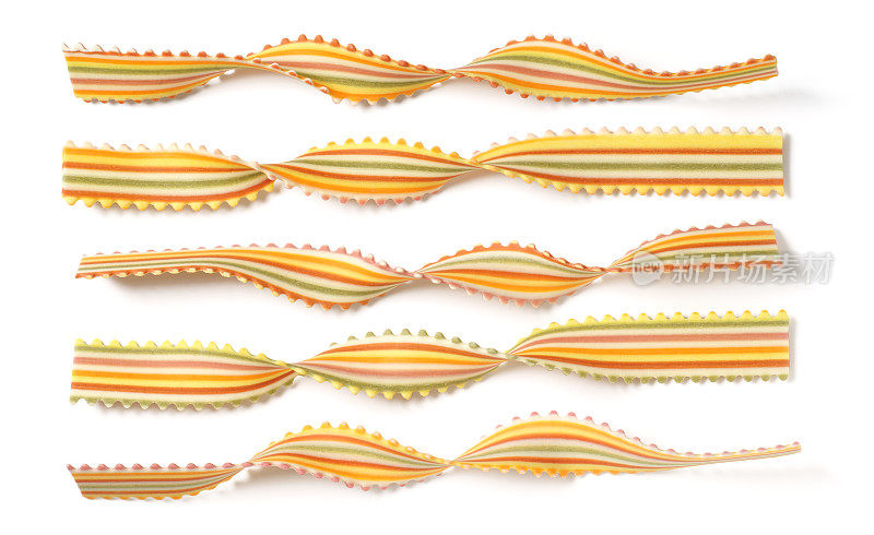 Lingua Di Suocera或Mother In Law's Tongue Striped Pasta